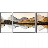 Painting by Numbers Triptych Reflection
